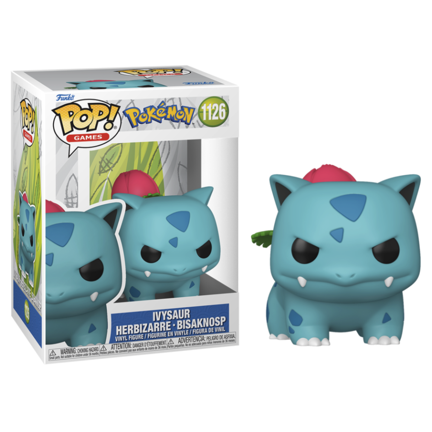 Figurine Pokémon Ivysaur (Herbizarre) - Funko Pop Animation #1126