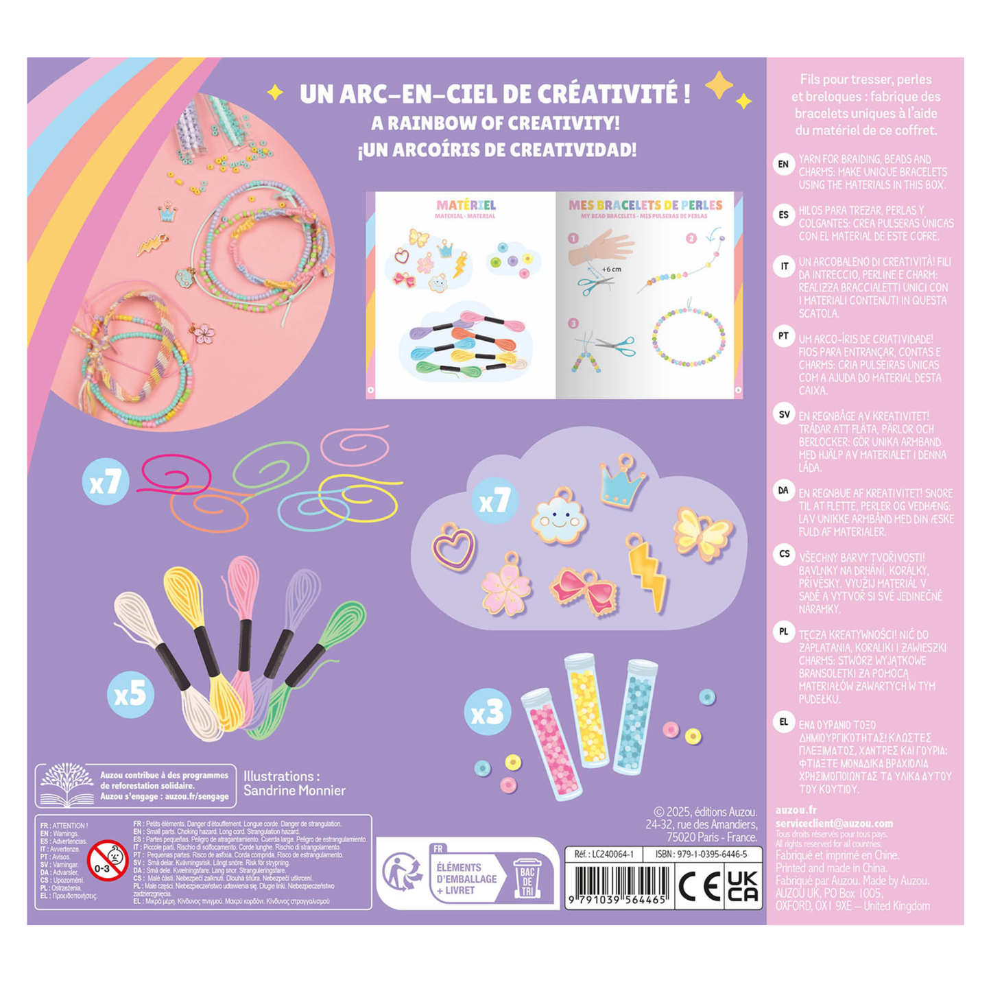 Bijoux arc-en-ciel - Coffret DIY - Auzou