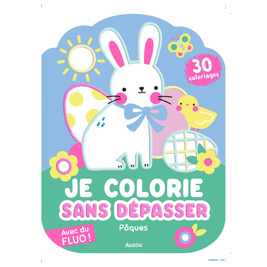 Je colorie sans dépasser - Pâques