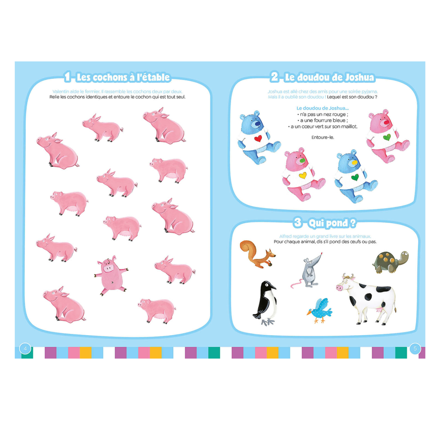 125 jeux avec Loup pour s'amuser en vacances - De la PS vers la MS - Langage, graphisme, maths, découverte du monde - Auzou
