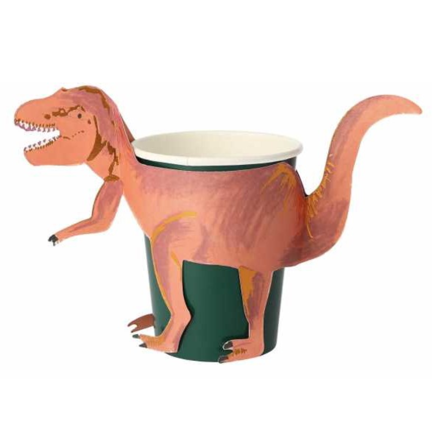 Lot de 8 gobelets dinosaures T-Rex – Meri Meri