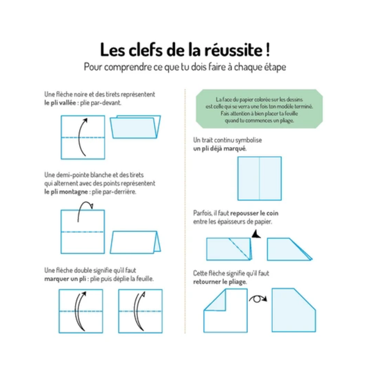 Dinosaures : atelier origami - Coffret DIY - Fleurus