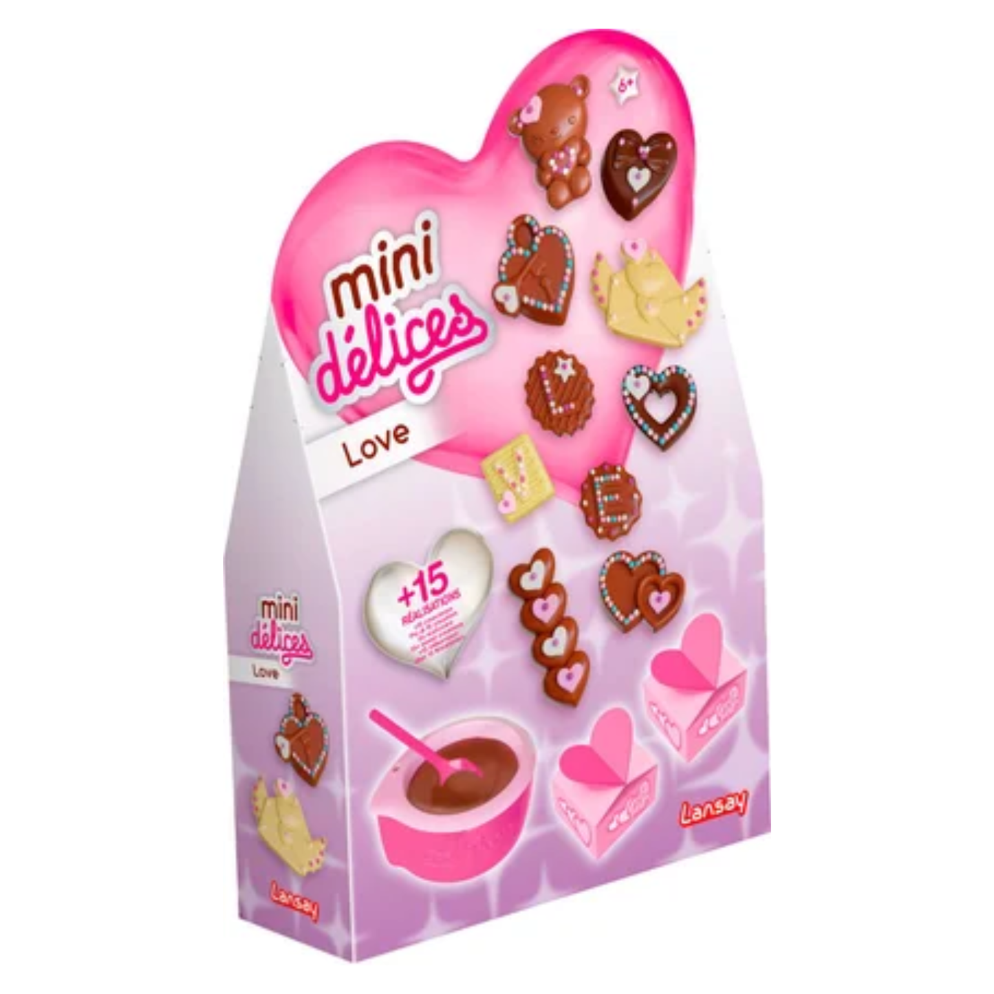 Kit pour créations en chocolat - Mini-délices - Love