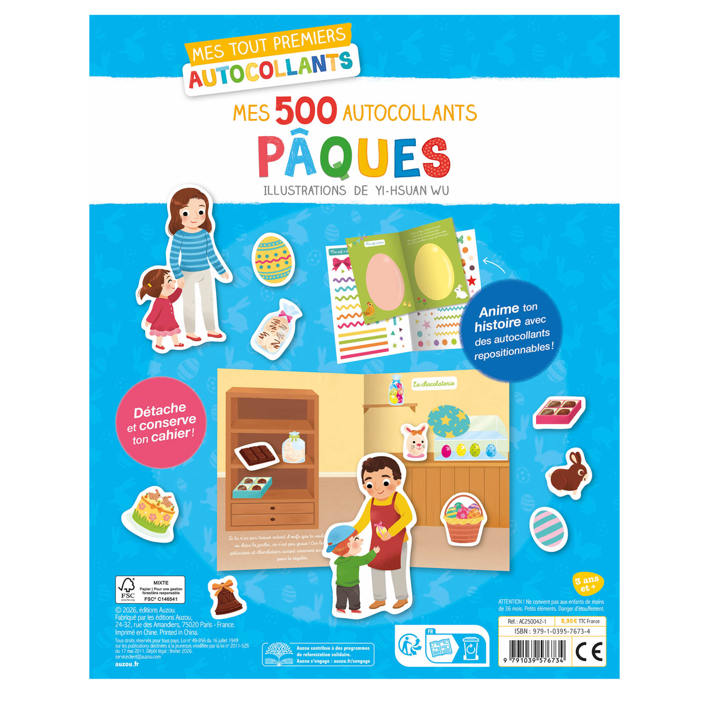 Mes tout premiers autocollants - Mes 500 autocollants - Pâques