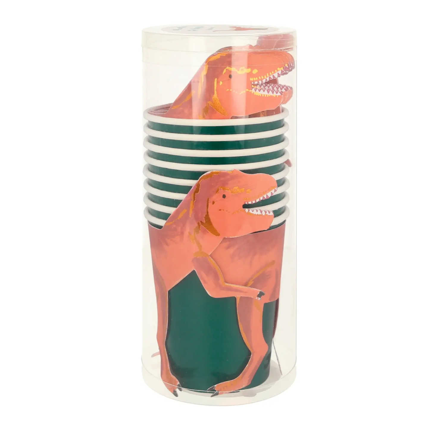 Lot de 8 gobelets dinosaures T-Rex – Meri Meri