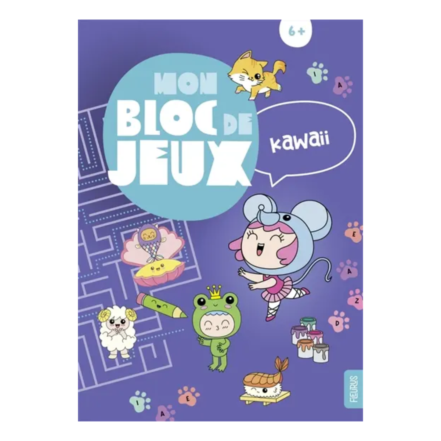 Mon bloc jeux kawaii - 6 ans - Fleurus