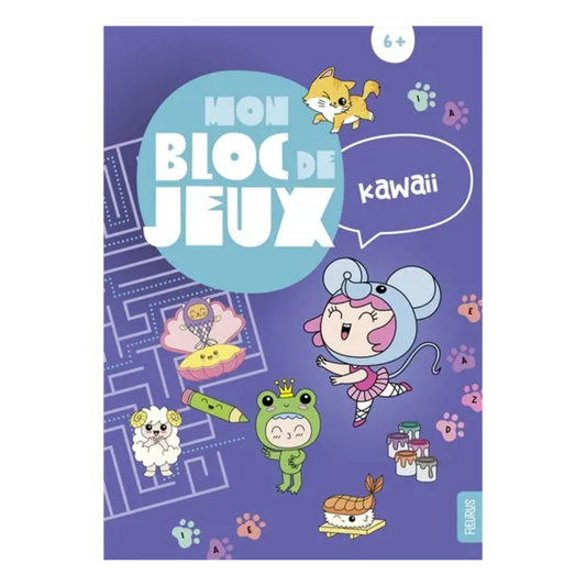 Mon bloc jeux kawaii - 6 ans - Fleurus