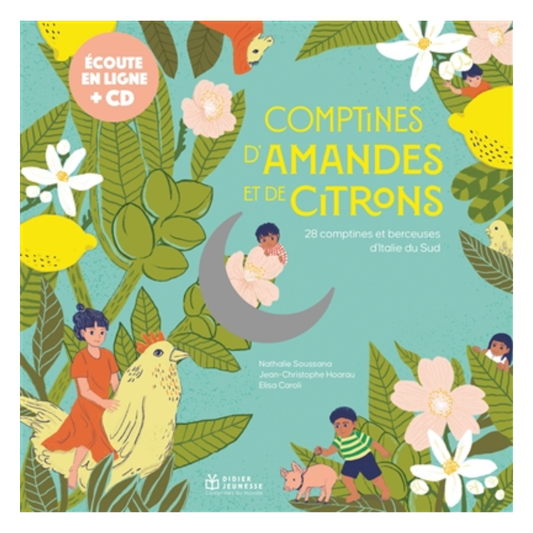 Comptines d'amandes et de citrons - Livre et CD