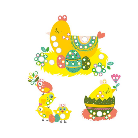 Mes cartes en strass : joyeuses Pâques !