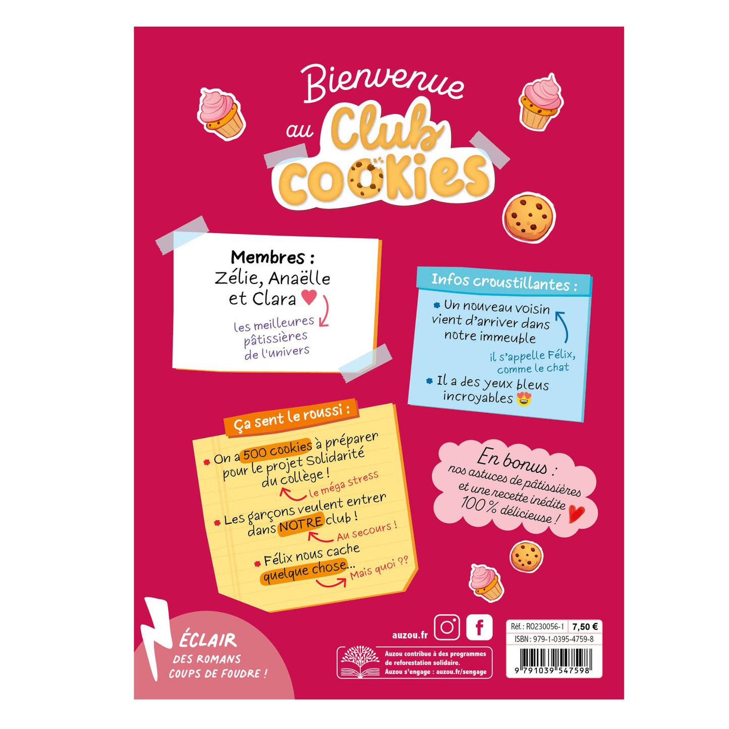 Club Cookies - La recette du succès - Auzou