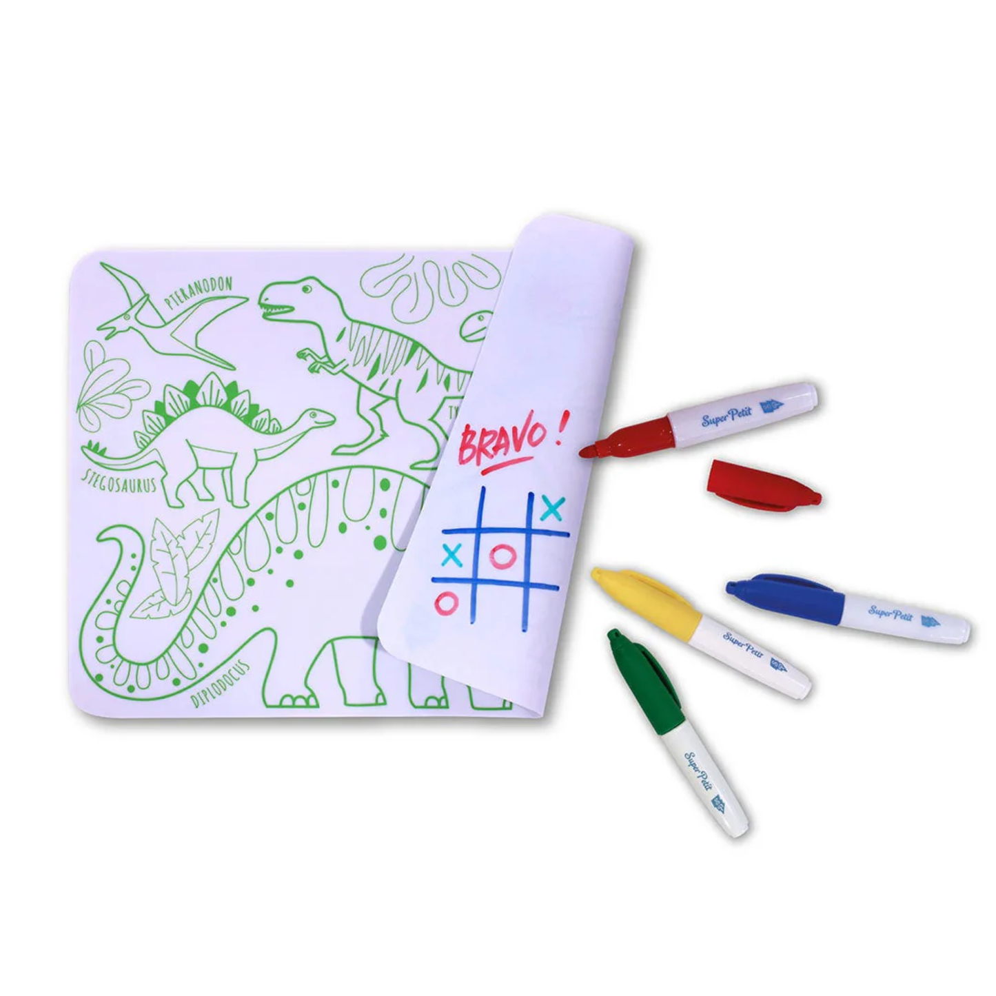 Set en silicone a colorier - Dinosaures - Superpetit