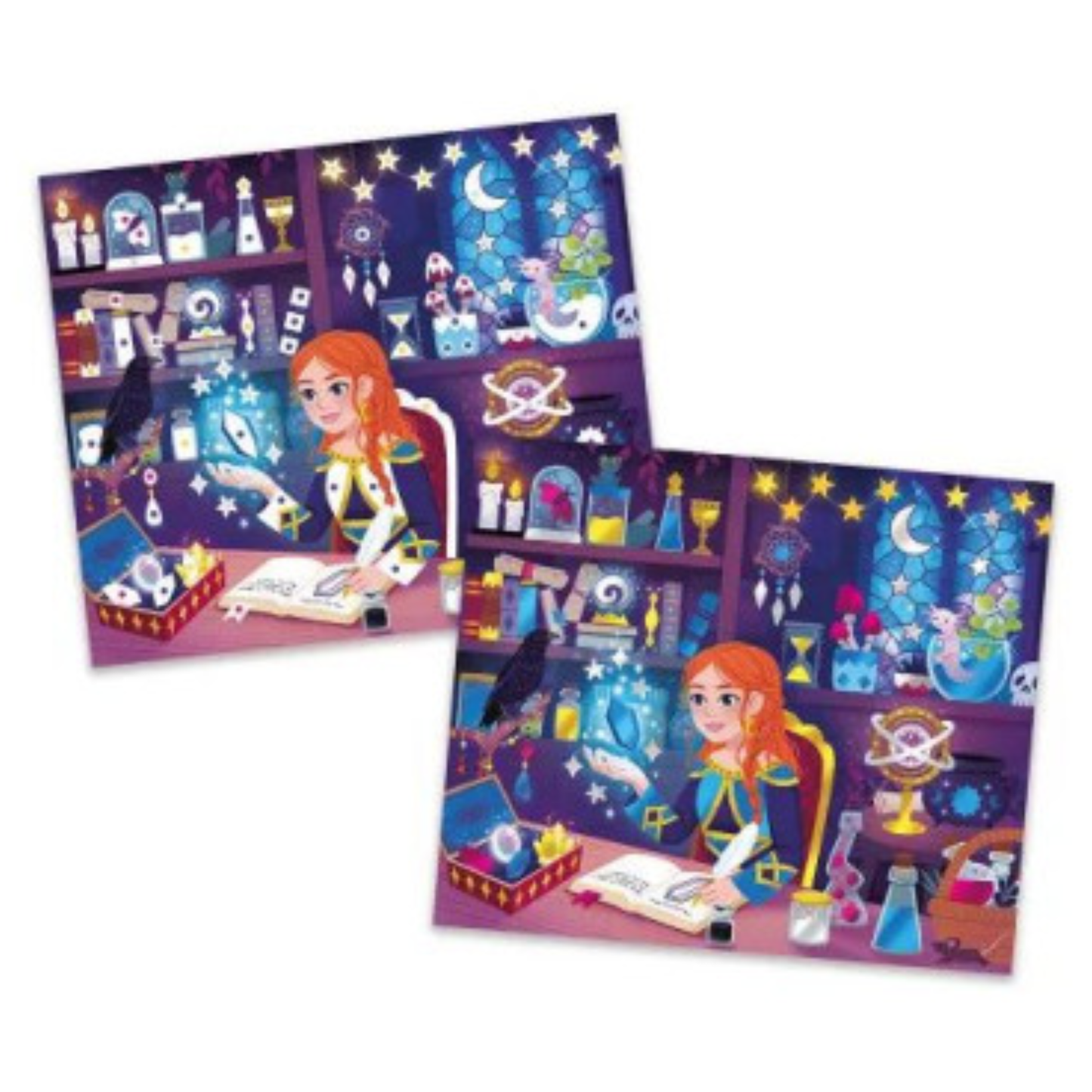 Lot de 3 tableaux à métalliser - Magic school - Janod