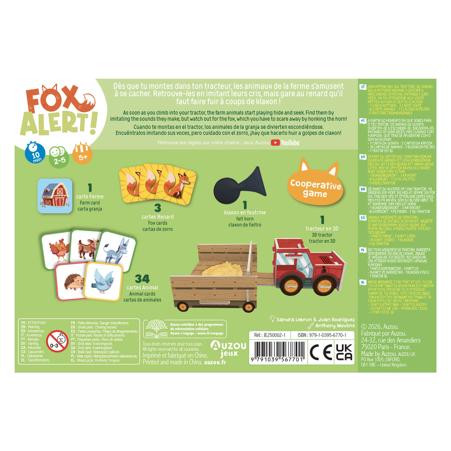 Fox alert ! - Auzou