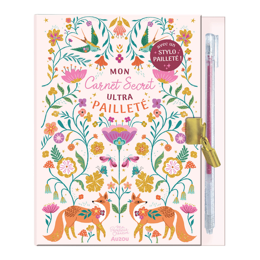 Mon carnet secret ultra pailleté
