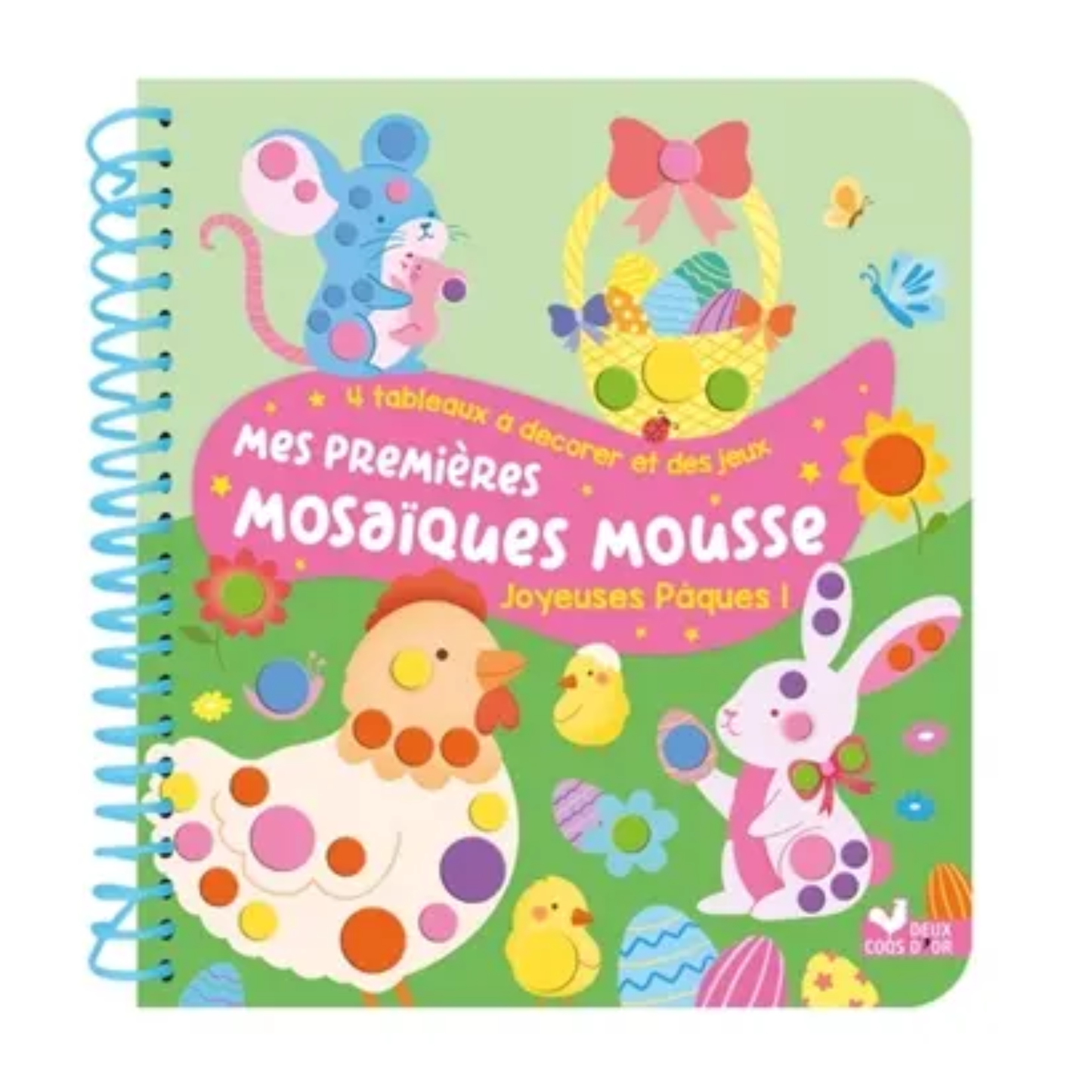 Mes premières mosaïques mousse Joyeuses Pâques !