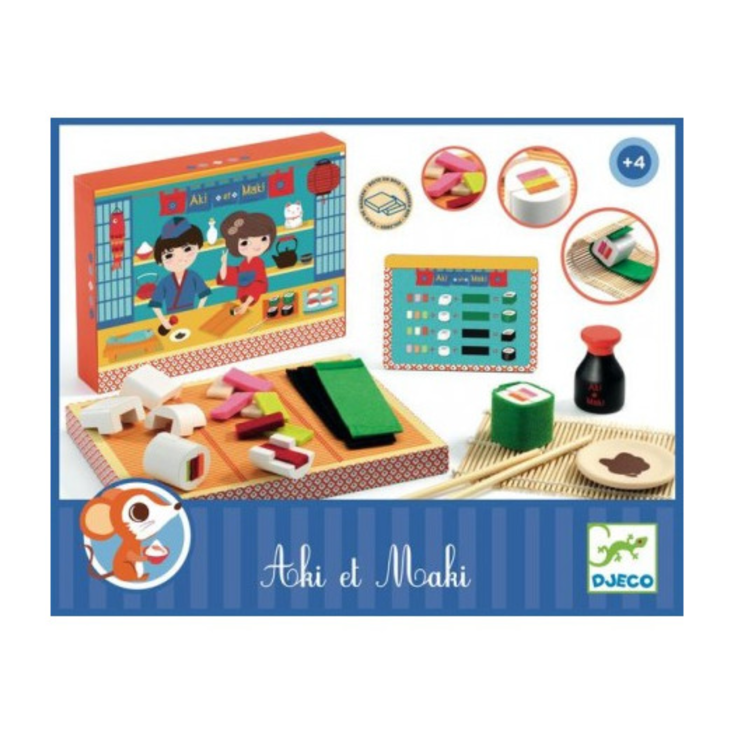 Aki et Maki : Préparer des sushis avec un menu - Djeco