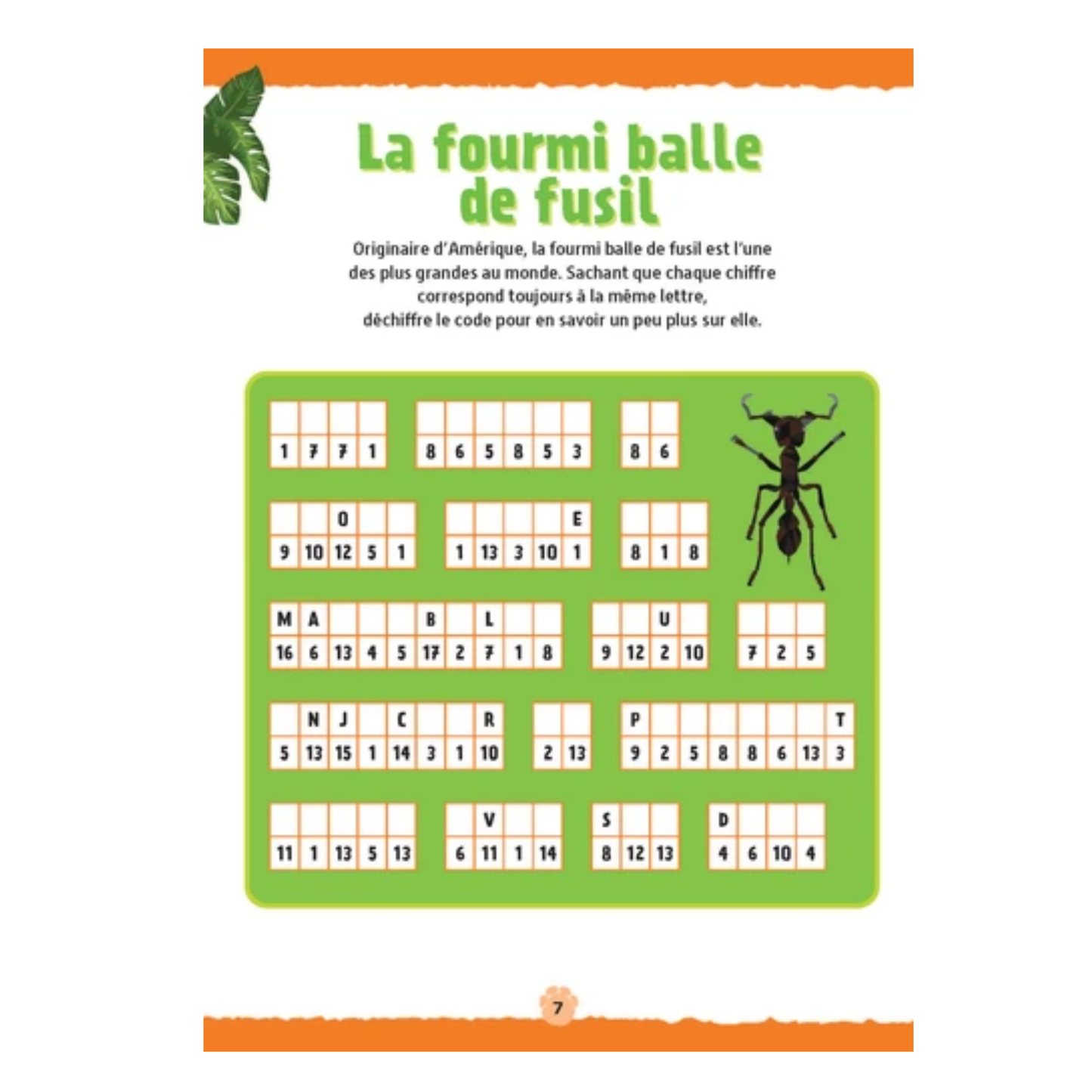 Records des animaux : mon bloc de jeux - 7 ans - Fleurus