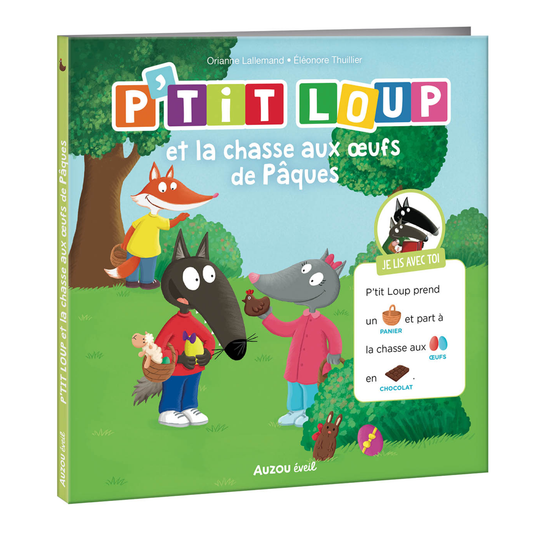 P'tit Loup et la chasse aux oeufs de Pâques