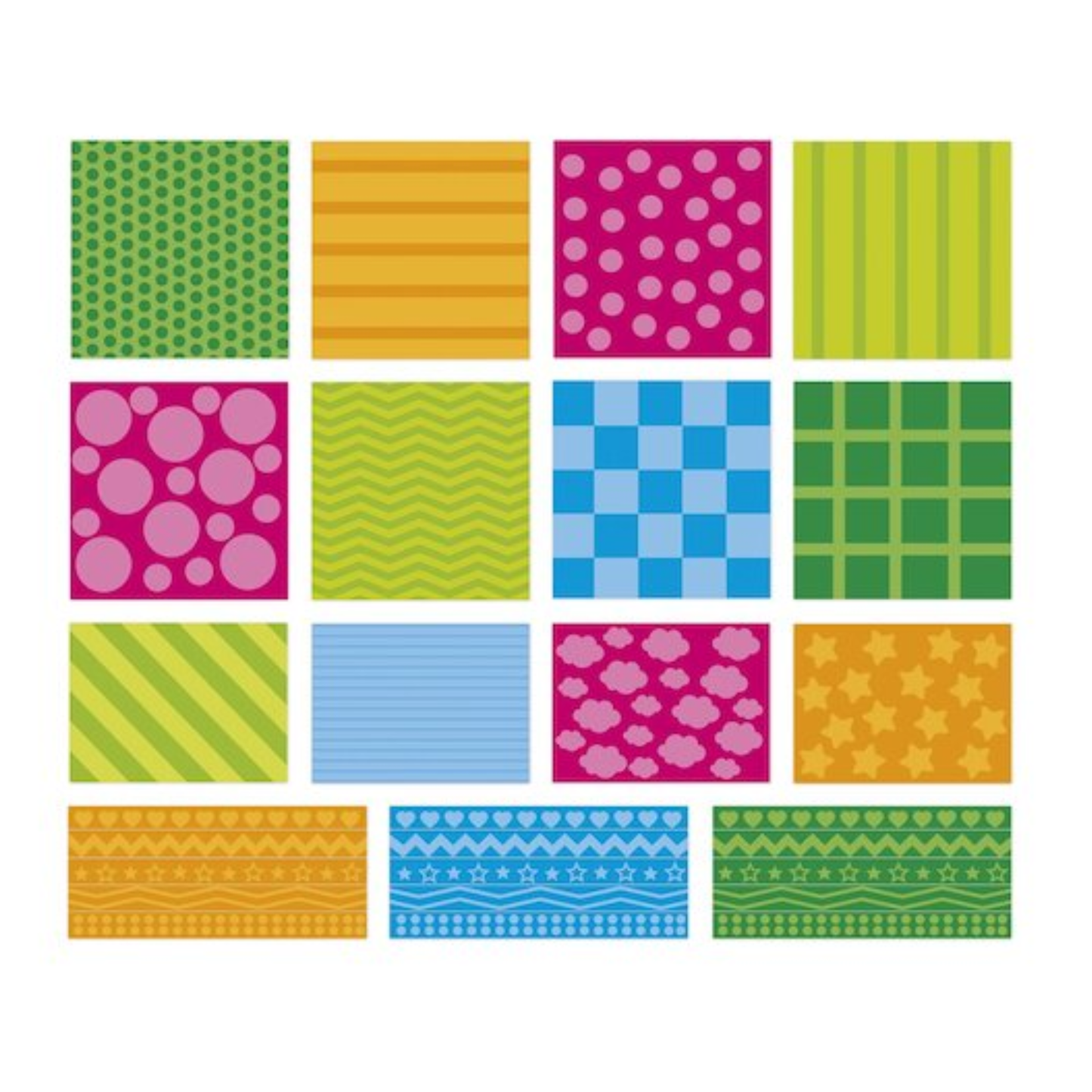Lot de 150 Stickers en planches - Formes Géométriques Multicolores - Janod