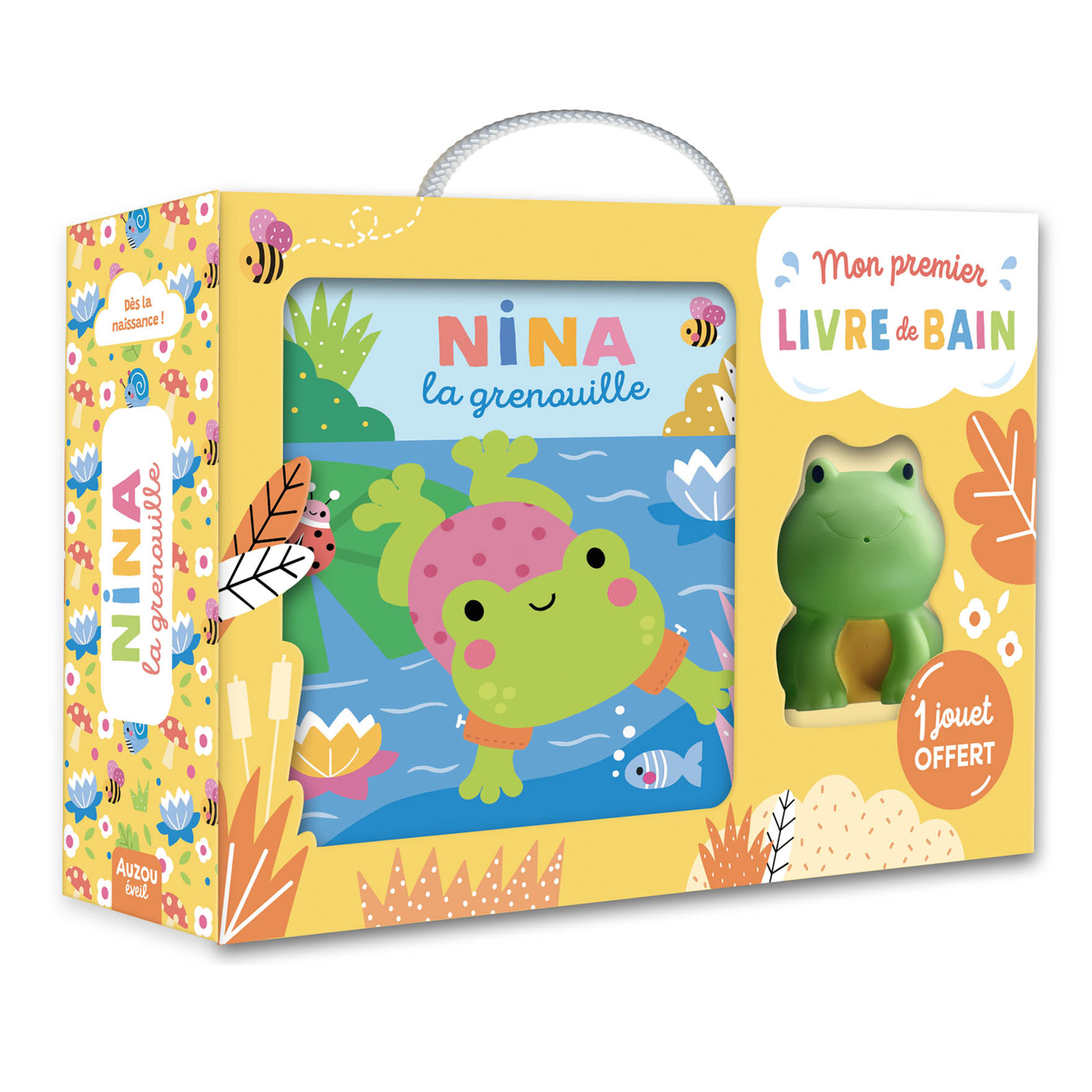 Nina la grenouille - Coffret de bain - Auzou