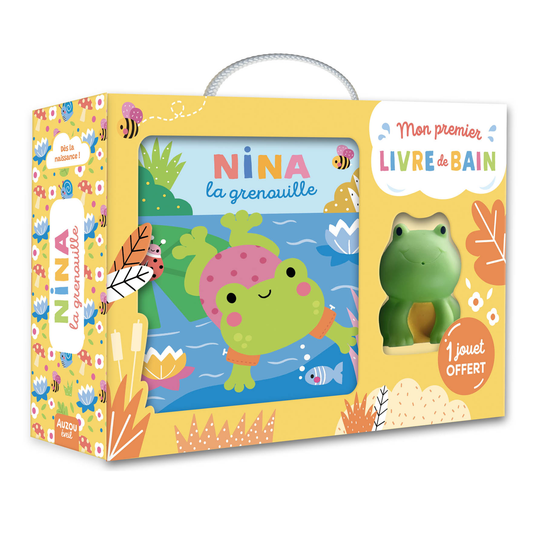 Nina la grenouille - Coffret de bain - Auzou
