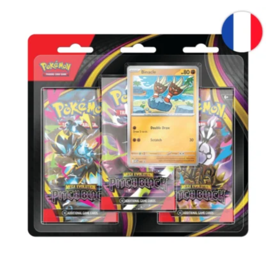 PRECOMMANDE Pokémon - Tripack ME 05 Nuit noire - en français