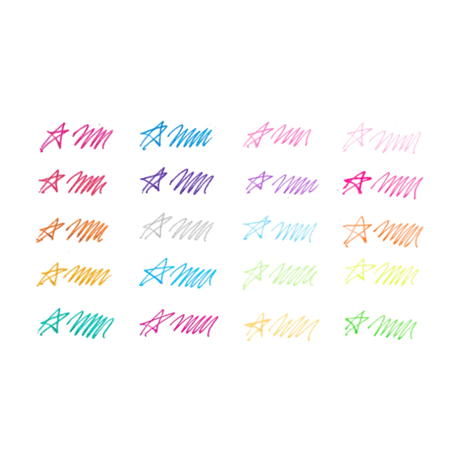 Set de 20 stylos gels - Odeurs de fruits - Ooly