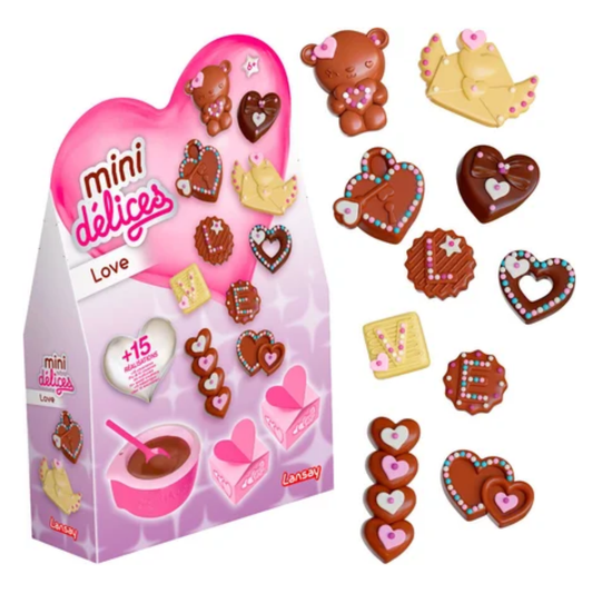 Kit pour créations en chocolat - Mini-délices - Love