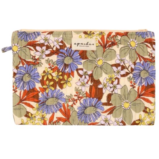 Small Pochette Sana Bouquet Macadamia - Apaches