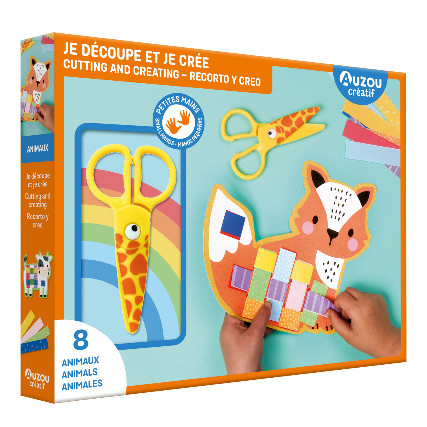 Je découpe et je crée : 8 animaux - Coffret DIY - Auzou