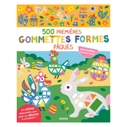Mes tout premiers autocollants - 500 Gommettes formes - Pâques