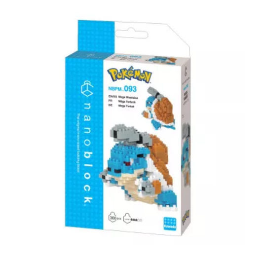Nanoblock - Pokémon Méga Tortank