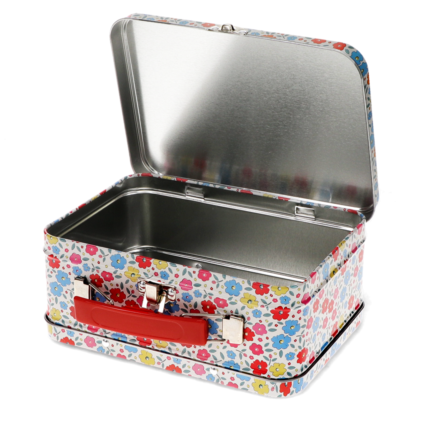 Valise en métal - Fleurs - Rex London