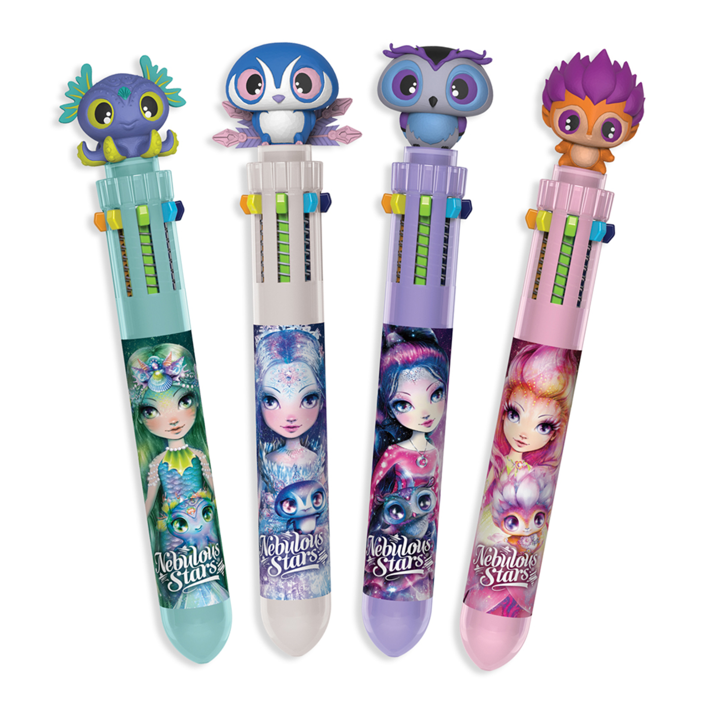 Nebulous Stars - Stylo-bille à 10 couleurs assortis