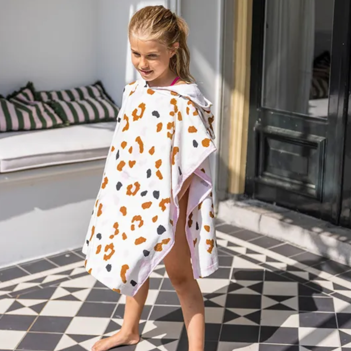 Poncho de plage - Imprimé léopard - Swim Essentials