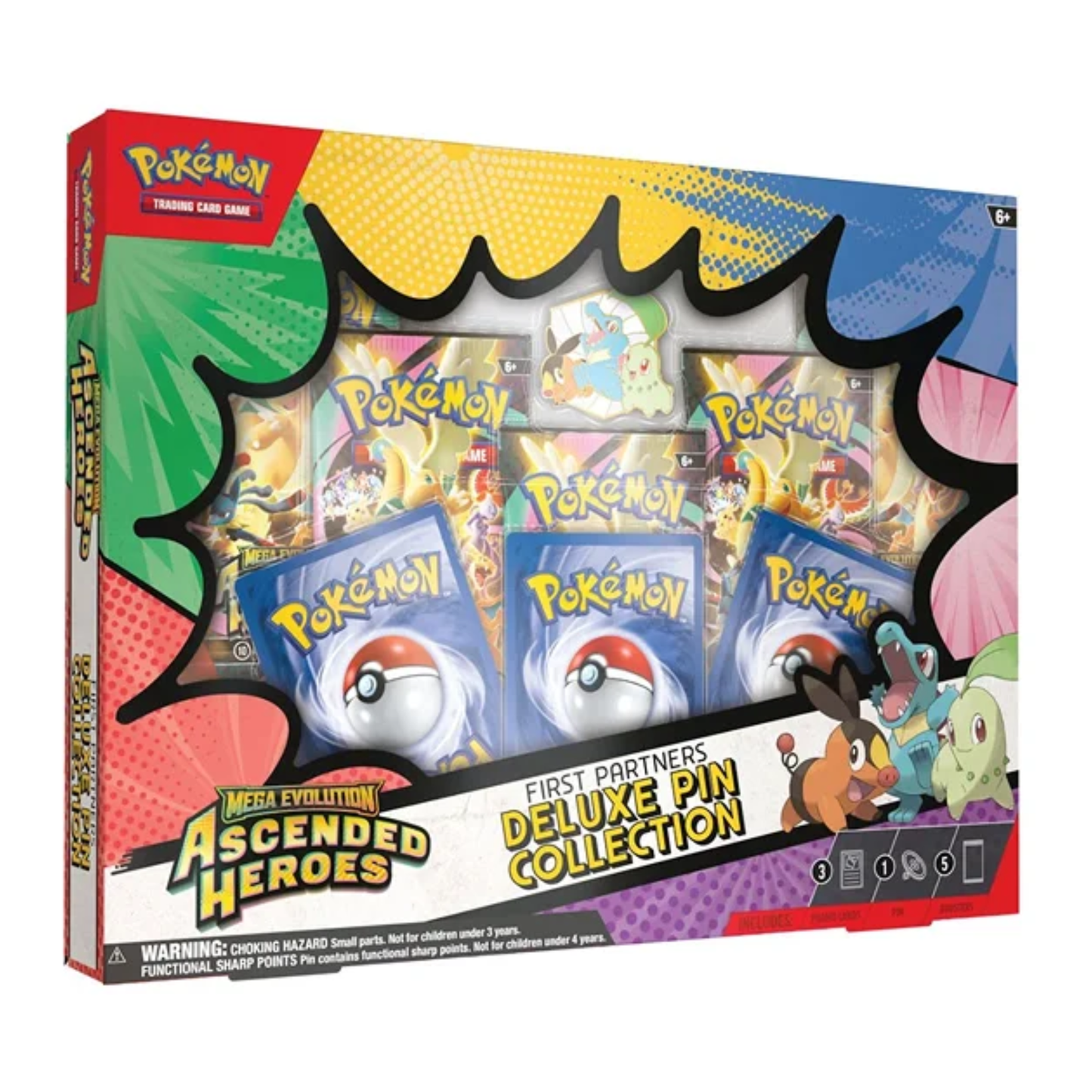 Pokémon – Coffret Deluxe Pin Collection – Héros Transcendants – ME2.5 – en français