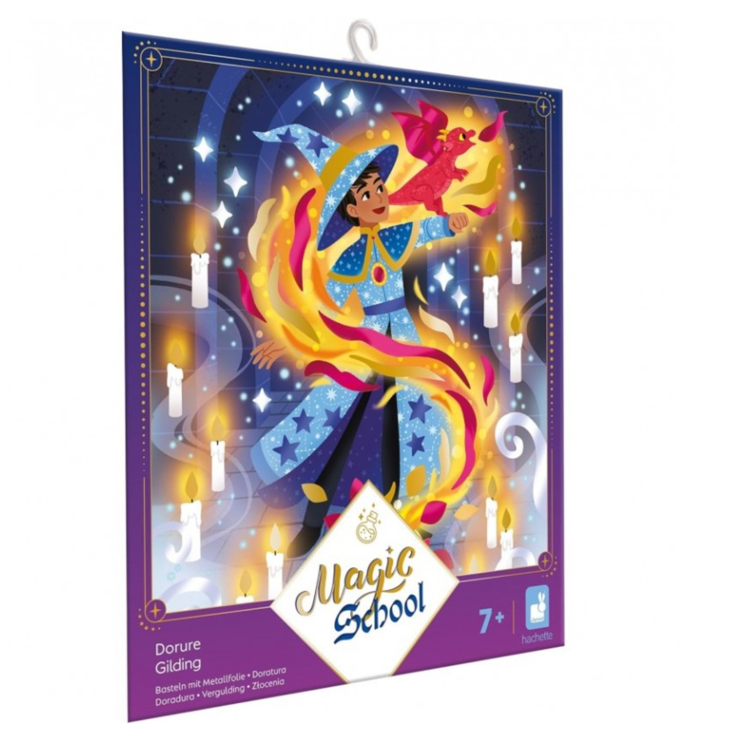 Lot de 3 tableaux à métalliser - Magic school - Janod