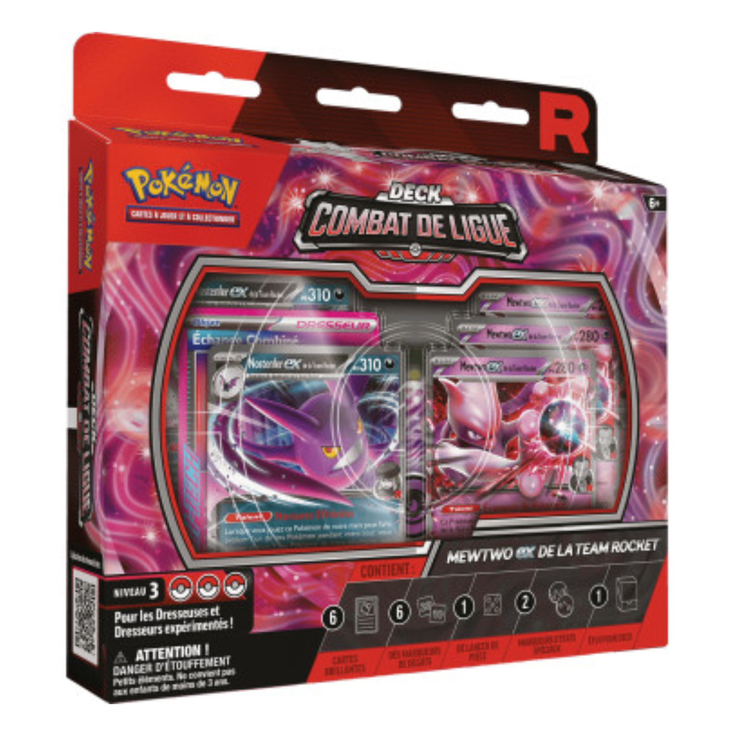 Pokémon -  Deck Combat de Ligue : Mewtwo‑ex de la Team Rocket