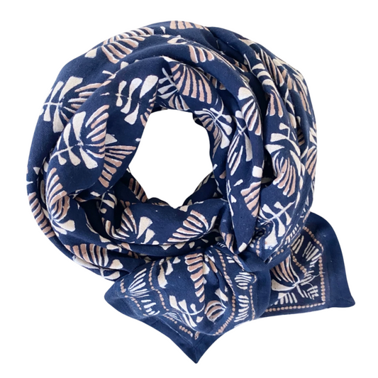 Grand Foulard Latika - Tresse Graphite - Apaches