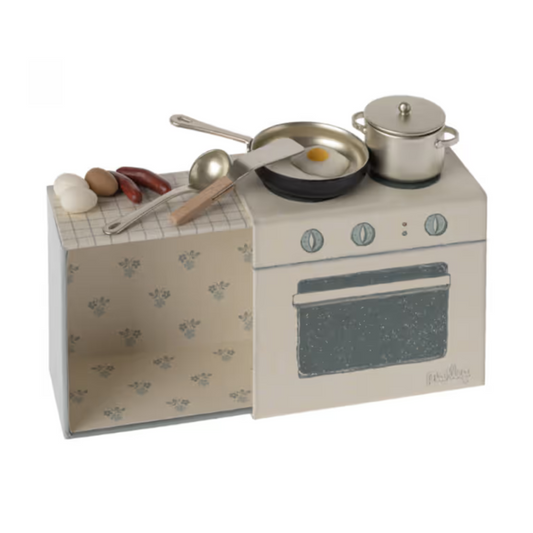 Set de cuisine - œuf au plat - Elément miniature Maileg