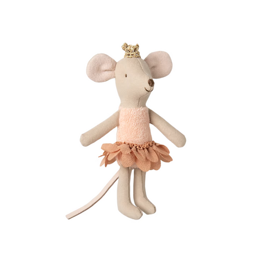 Souris Princesse petite sœur dans sa boite d'allumettes