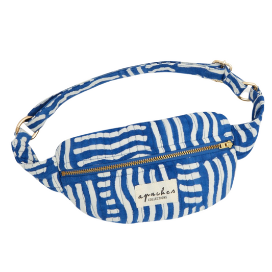 Mini Sac Banane Kela - Cresta Bleu Klein - Apaches