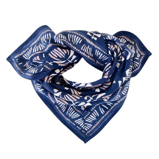 Petit Foulard Manika - Tresse Graphite - Apaches