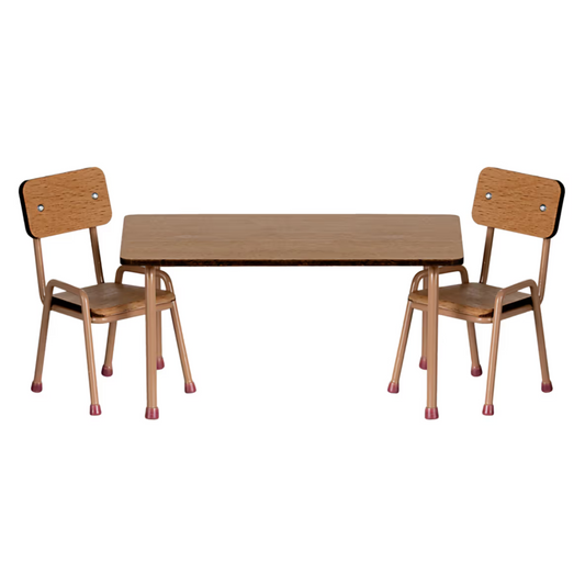Ensemble table et chaises pour souris - Elément miniature Maileg